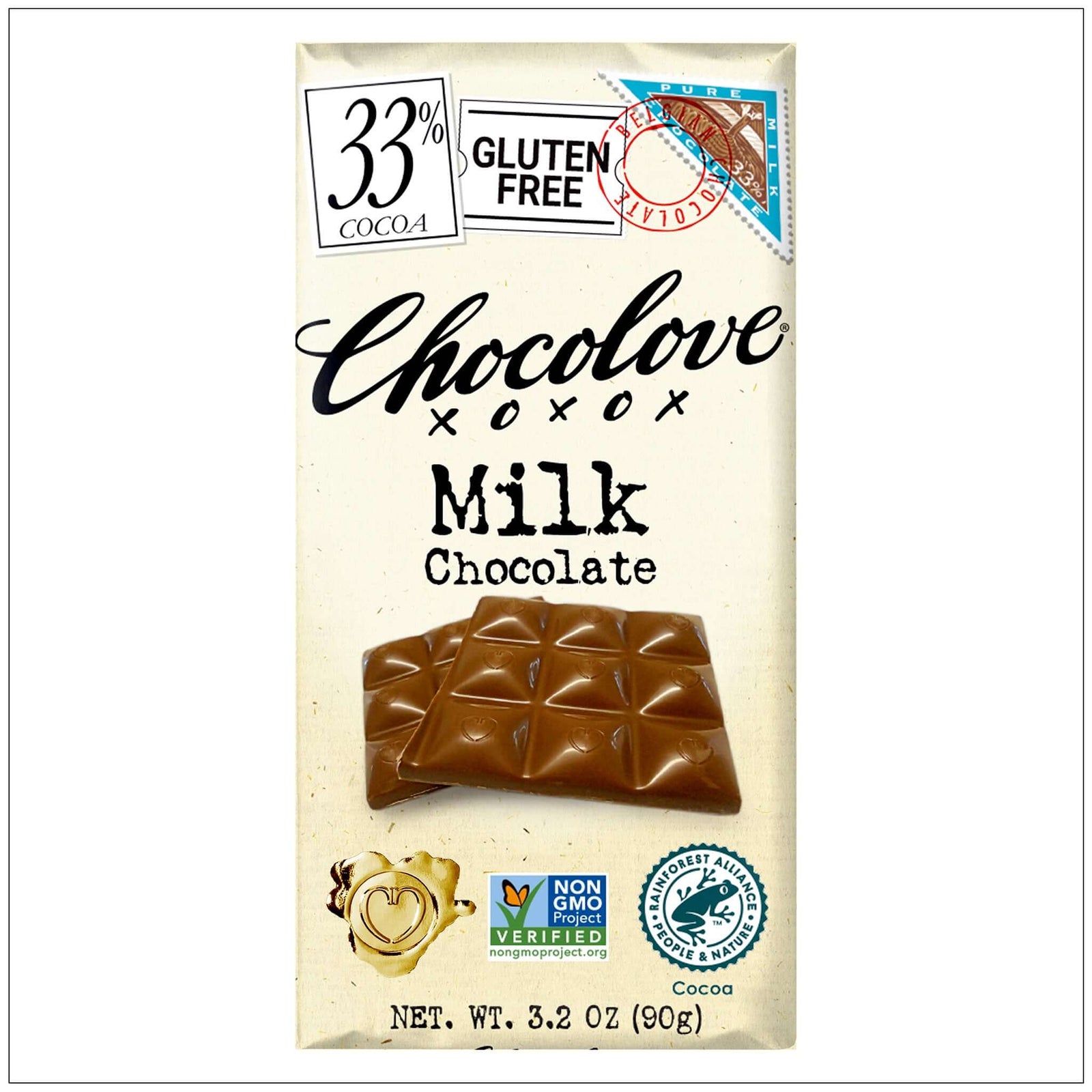 Smooth and creamy milk chocolate bar with a rich, velvety texture perfect for snacking or gifting.