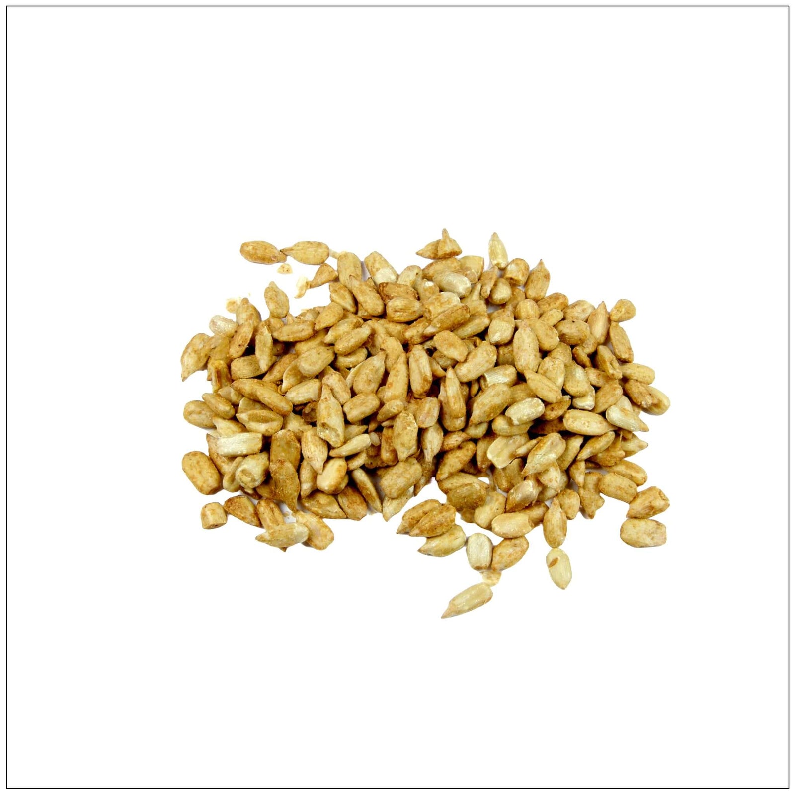 Roasted salted sunflower seeds - crunchy, flavorful snack, perfect for any occasion.