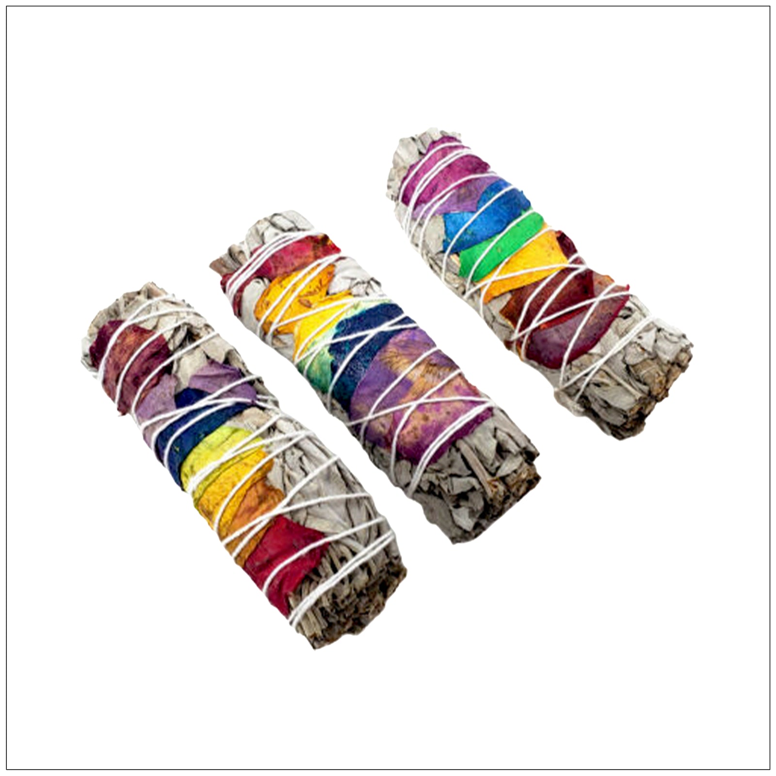 Root chakra sage bundle to promote grounding, balance, and energy stability