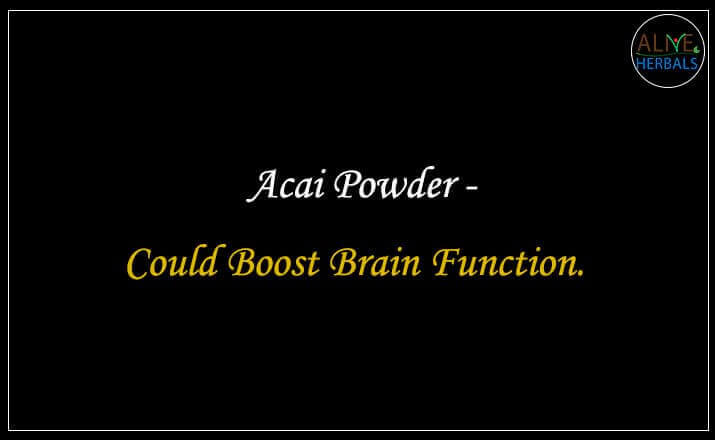 Acai Powder - Buy from the natural health food store