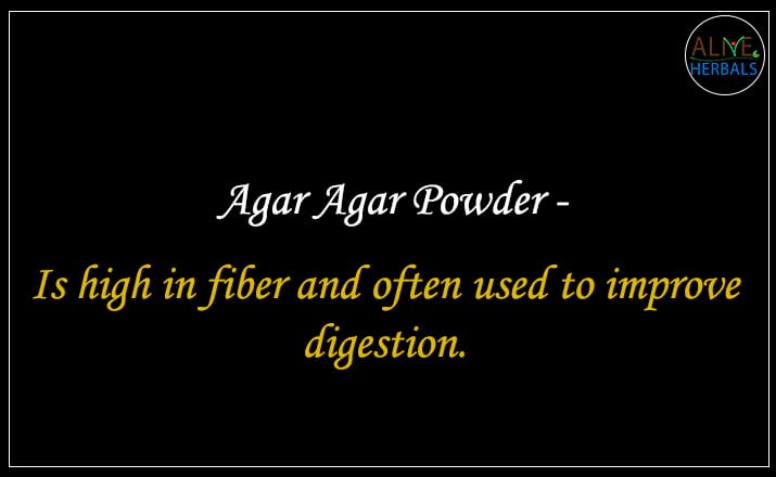 Agar Agar Powder - Buy from the natural health food store