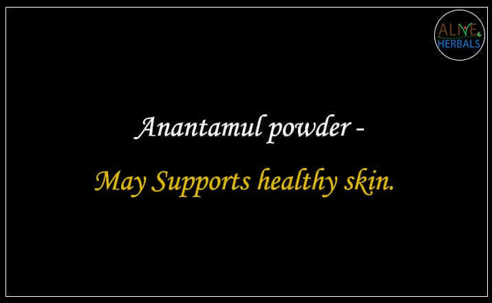 Anantamul Powder - Buy from the natural herb store