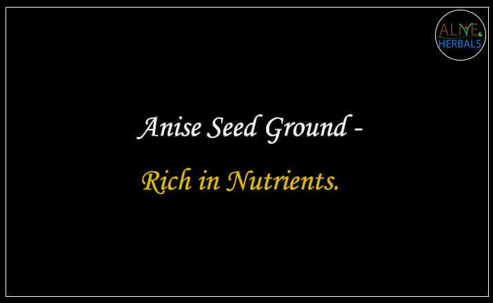 Anise Seed Ground - Buy at the Best Spice Store NYC - Alive Herbals.