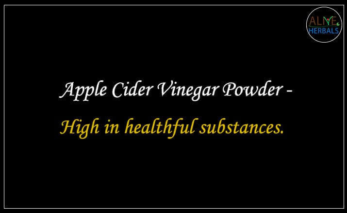 Apple Cider Vinegar Powder - Buy at the Best Spice Store NYC - Alive Herbals.