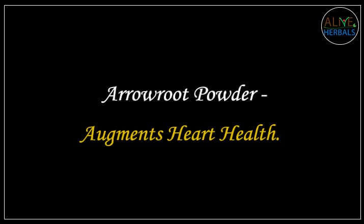 Arrowroot Powder - Buy at the Spice Store Brooklyn - Alive Herbals.