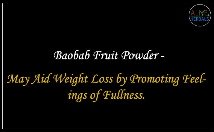 Baobab Fruit Powder - Buy from the online herbal store