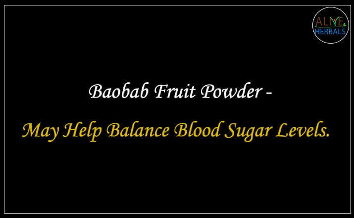 Baobab Fruit Powder  - Buy from the natural health food store