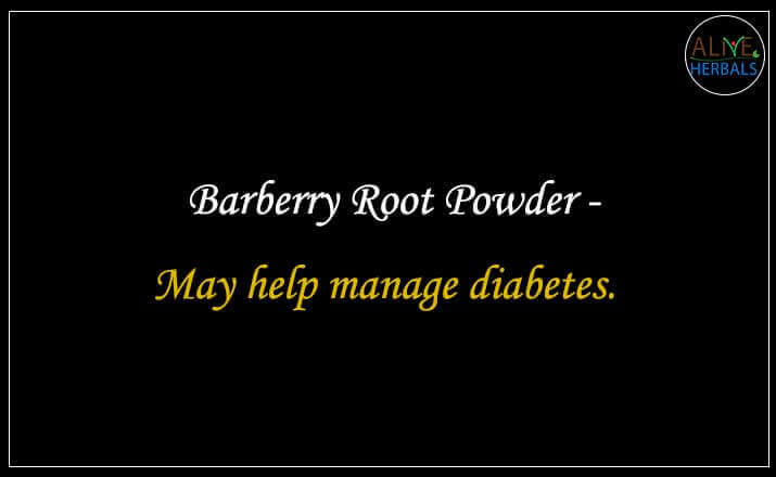 Barberry Root Powder - Buy from the natural health food store