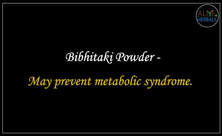 Bibhitaki Powder - Buy from the natural health food store