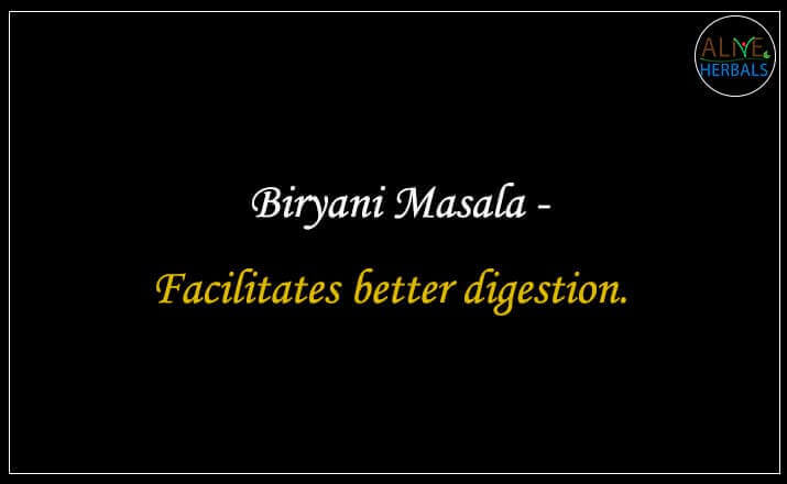Biryani Masala - Buy at Spice Store Near Me - Alive Herbals.