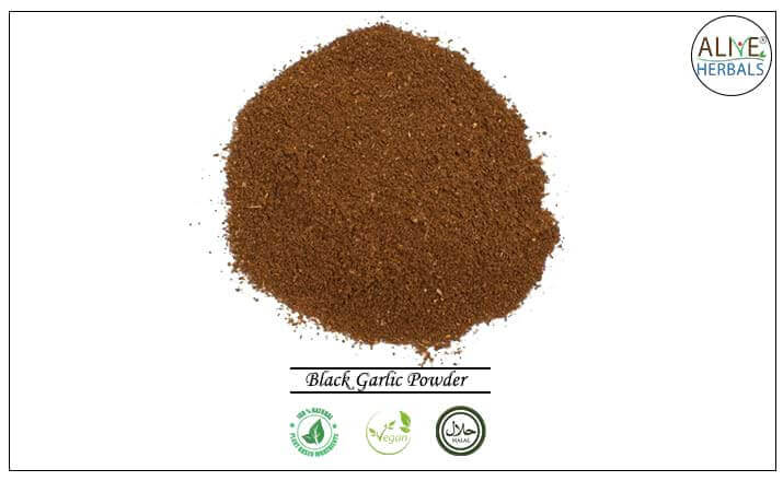 Black Garlic Powder - Buy at the Online Spice Store - Alive Herbals.