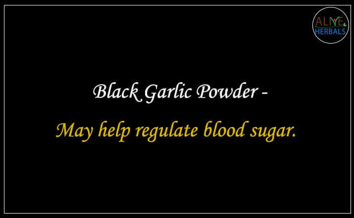 Black Garlic Powder - Buy at the Spice Store Brooklyn - Alive Herbals.