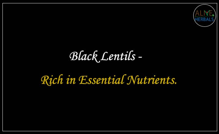 Black Lentils - Buy From the Best lentils shop online