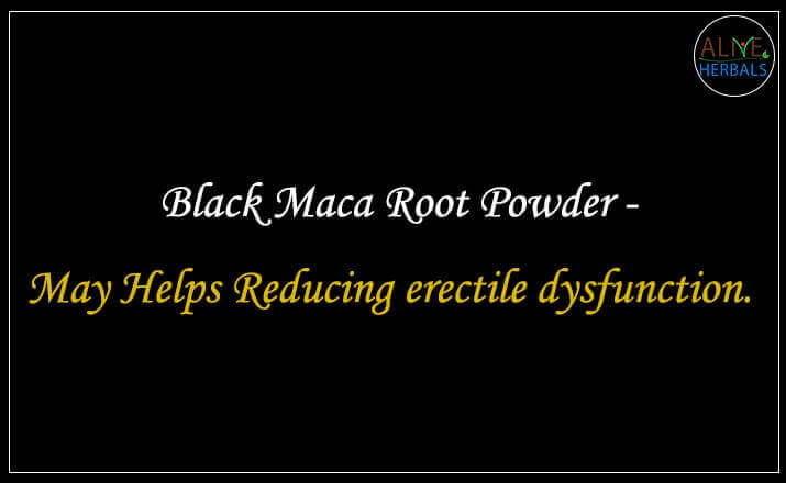 Black Maca Root Powder - Buy from the online herbal store