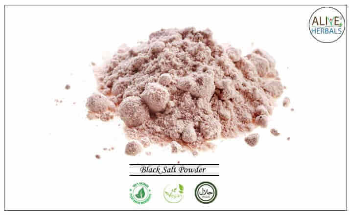 Black Salt Powder - Buy at the Online Spice Store - Alive Herbals.