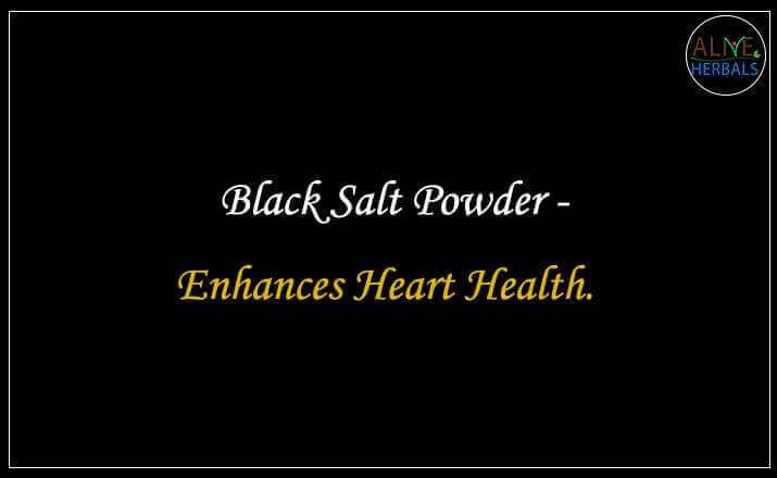 Black Salt Powder - Buy at Spice Store Near Me - Alive Herbals.