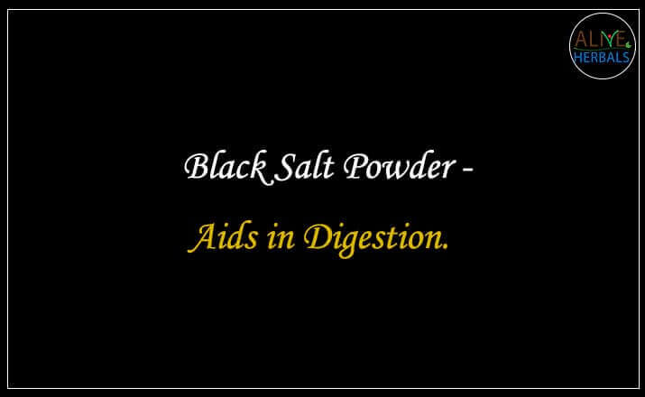 Black Salt Powder - Buy at the Best Spice Store NYC - Alive Herbals.