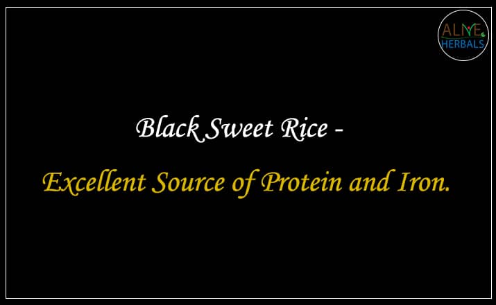 Black Sweet Rice - Buy From the rice store