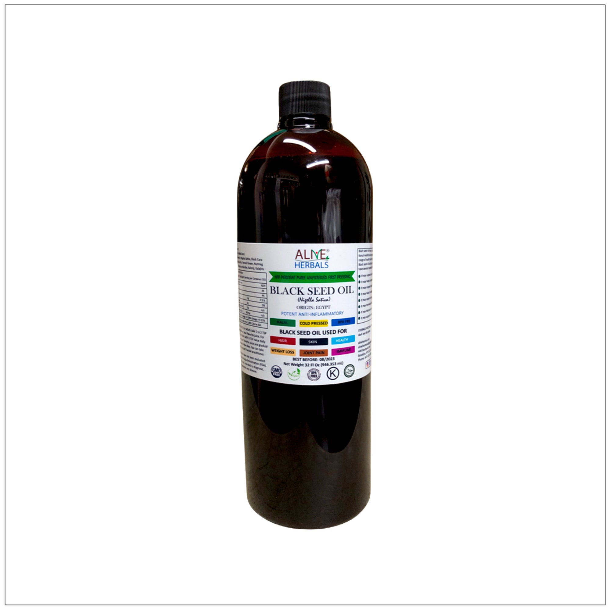 Pure Nigella Sativa Oil – Cold-Pressed & 100% Natural