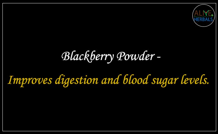 Blackberry Powder - Buy from the online herbal store