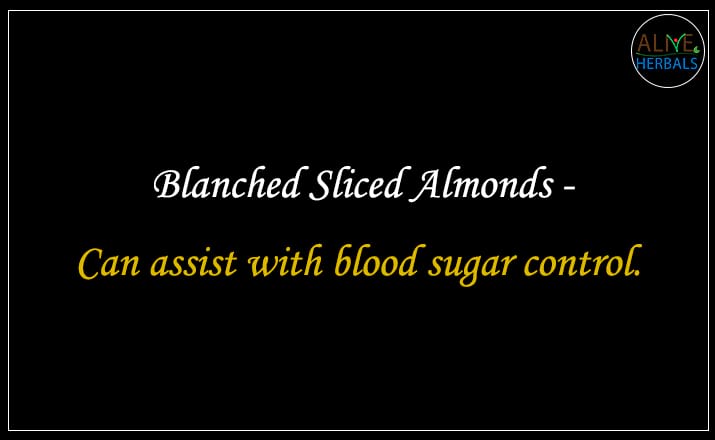Blanched Sliced Almonds - Buy from nuts shop near me