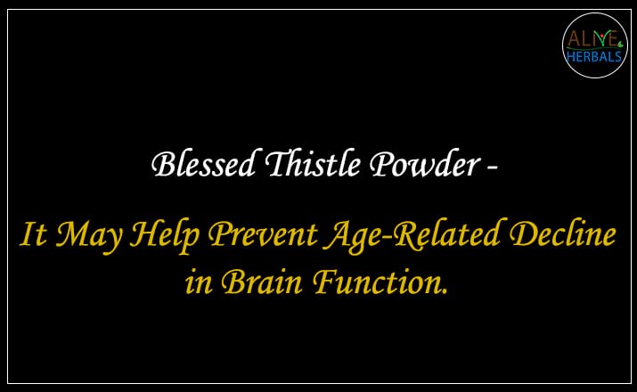 Blessed Thistle Powder - Buy from the online herbal store
