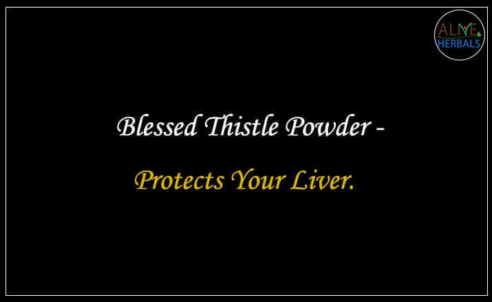 Blessed Thistle Powder - Buy from the natural herb store