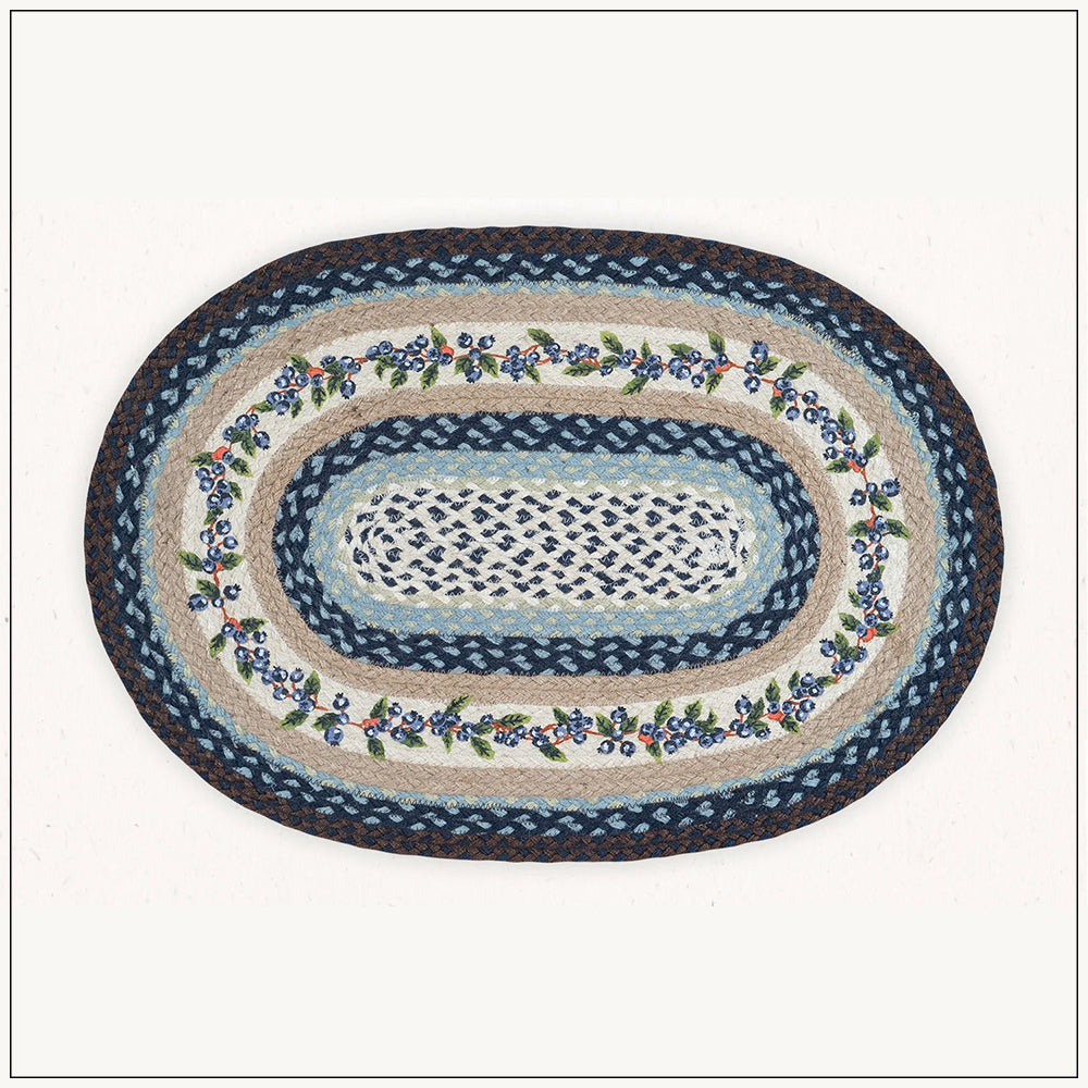 Blueberries - Jute Doormat