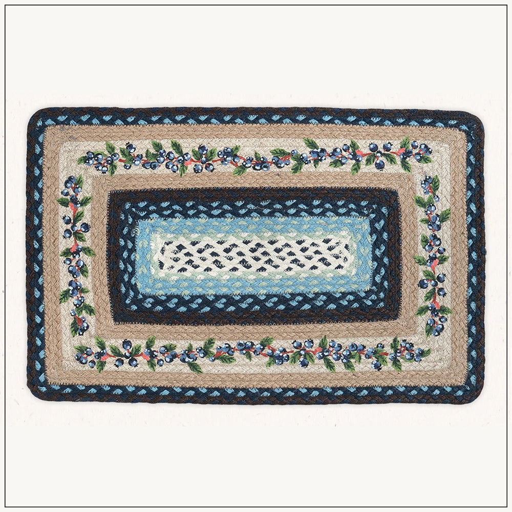 Blueberries - Jute Doormat