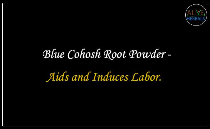 Blue Cohosh Root Powder - Buy from the natural herb store