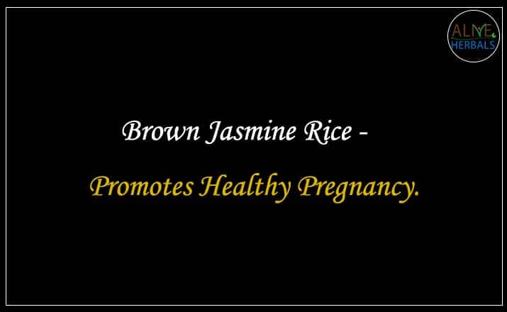 Brown Jasmine Rice - Buy From the rice shop