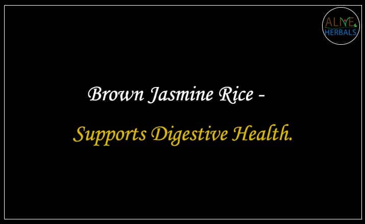 Brown Jasmine Rice - Buy From the Best rice online store