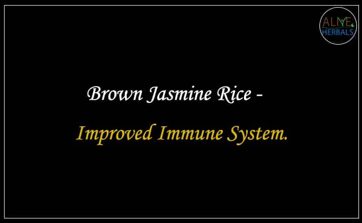 Brown Jasmine Rice - Buy From the rice store