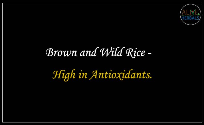 Brown and Wild Rice - Buy From the rice store