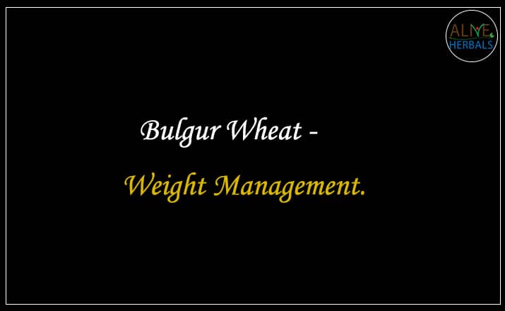 Bulgur Wheat - Buy From the grain store