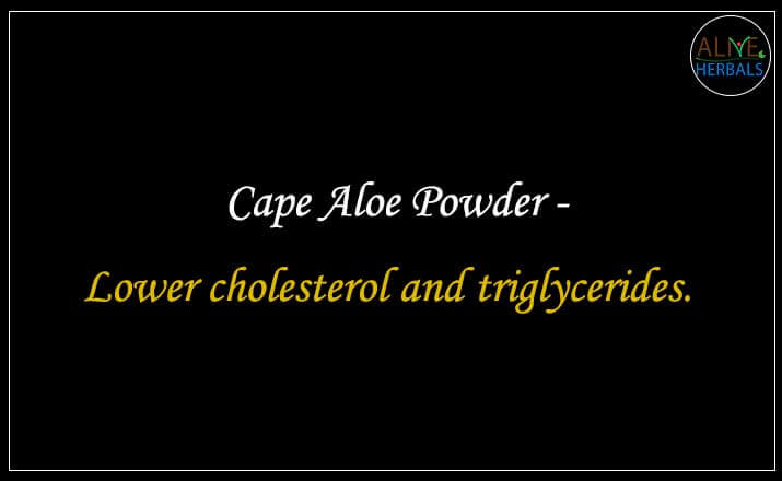 Aloe Cape Powder - Buy from the online herbal store
