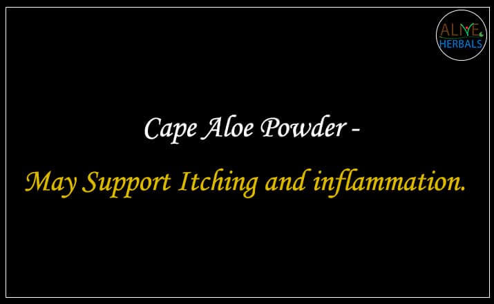 Aloe Cape Powder - Buy from the natural health food store