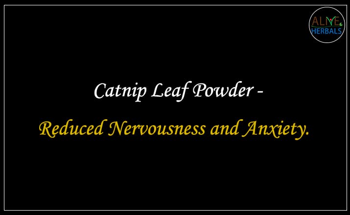 Catnip Leaf Powder - Buy from the online herbal store