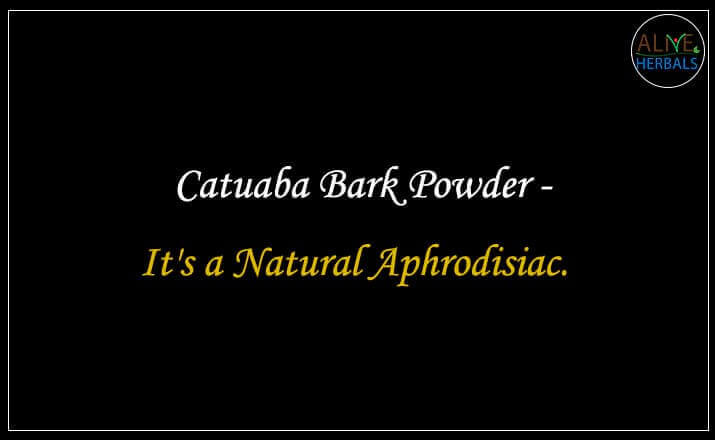 Catuaba Bark Powder - Buy from the natural herb store