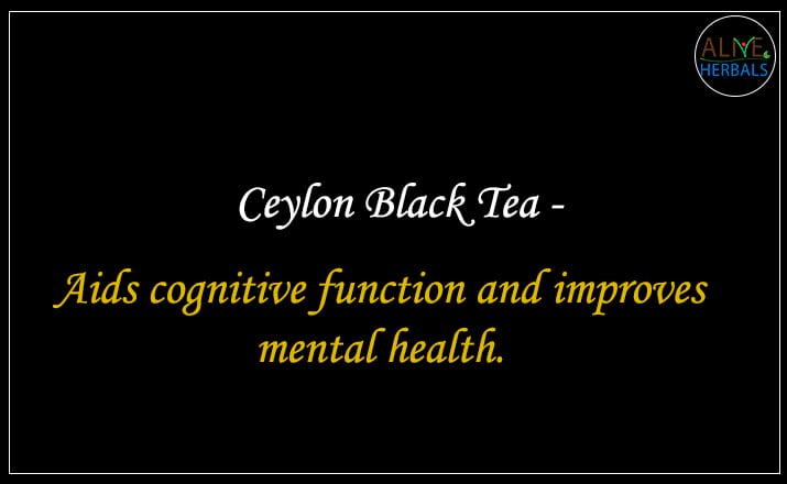 Ceylon Black Tea - Buy from the Health Food Store