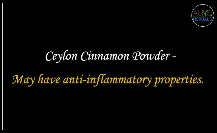 Ceylon Cinnamon Powder - Buy at the Best Spice Store NYC - Alive Herbals.