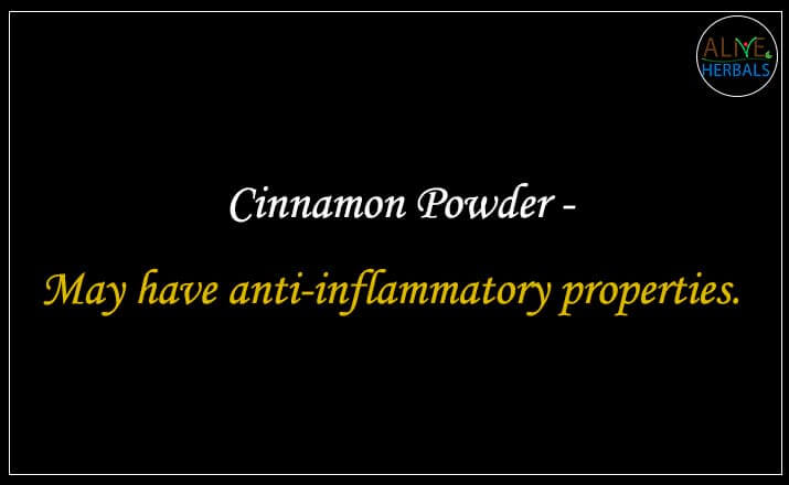 Cinnamon Powder - Buy at Spice Store Near Me - Alive Herbals.