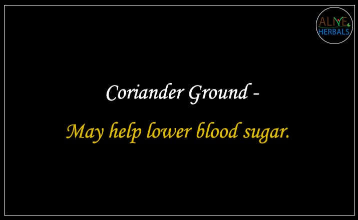 Coriander Ground - Buy at the Best Spice Store NYC - Alive Herbals.