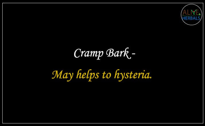 Cramp Bark - Buy from the natural health food store