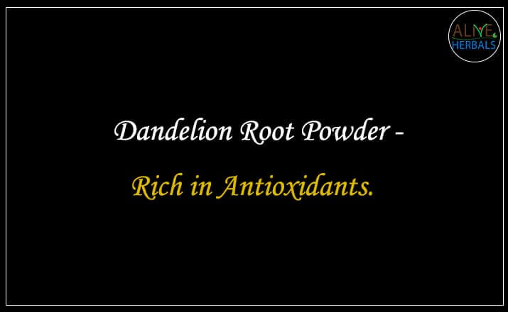 Dandelion Root Powder - Buy from the natural health food store