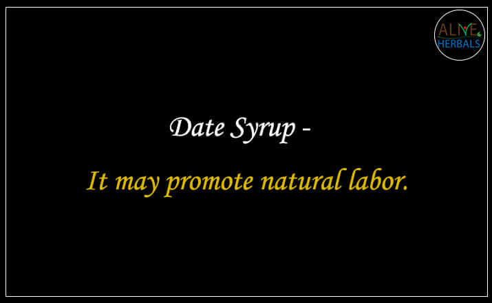 Buy Date Syrup for promoting natural labor benefits - Alive Herbals.