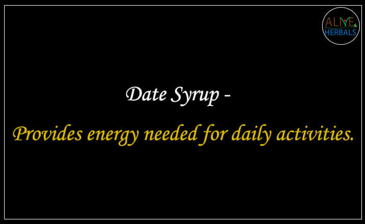 Buy Date Syrup for energy, perfect for daily activities.