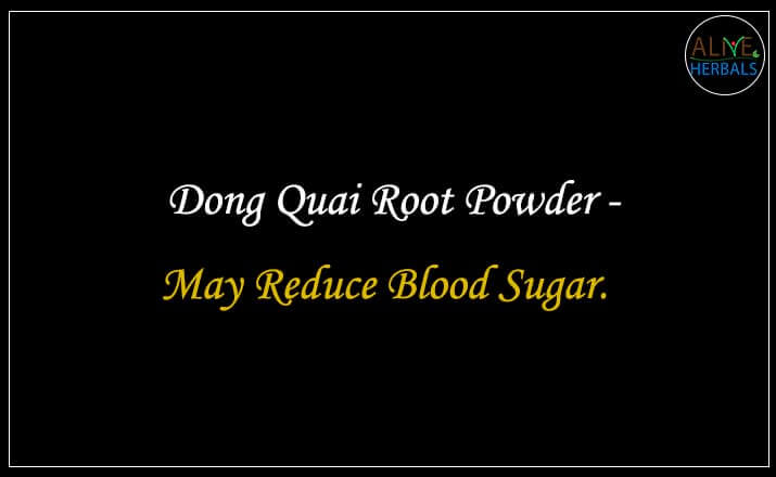 Dong Quai Root Powder - Buy from the natural health food store
