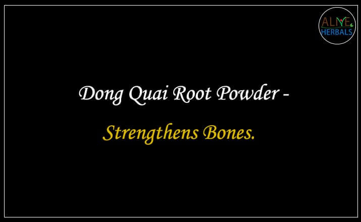 Dong Quai Root Powder - Buy from the online herbal store