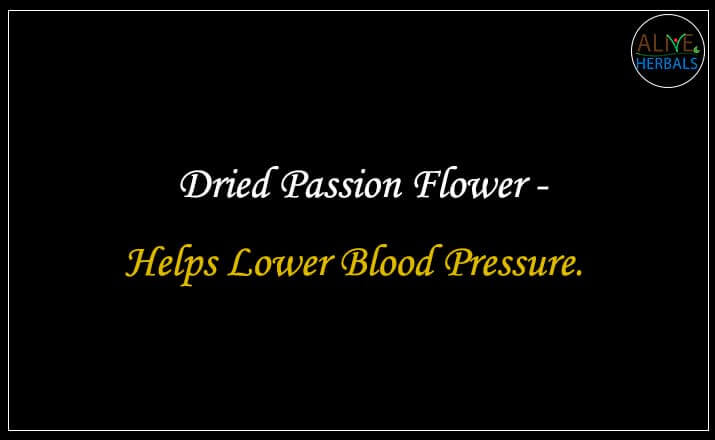 Dried Passion Flower - Buy from the online herbal store